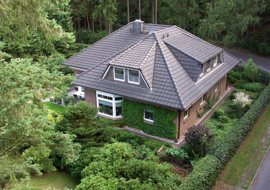 Das Haus Waldblick von der Straße aus